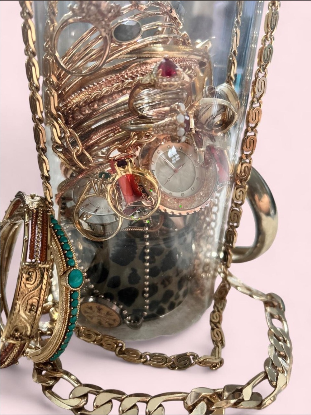 Mystery jewellery jar, Gold-Tone Women's Bracelet & Necklace Set -